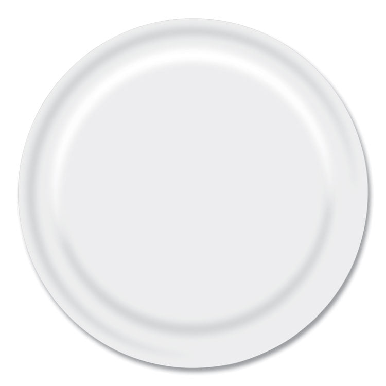 Paper Dinnerware, Plate, 9" Diameter, White, 1,000/Carton 1