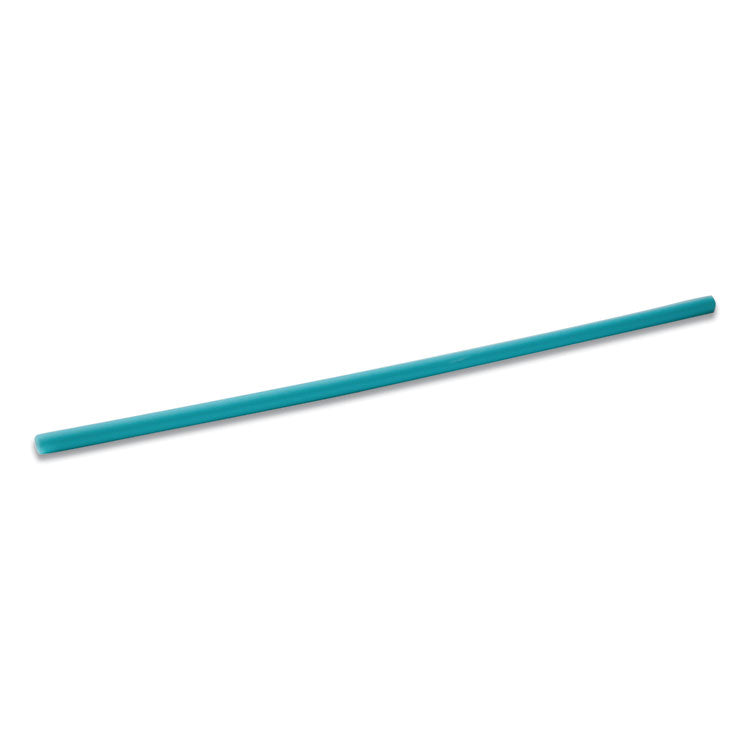 Marine Biodegradable Stir Straws, 5", Pha, Ocean Blue, 1,000/box, 6 Boxes/carton 1