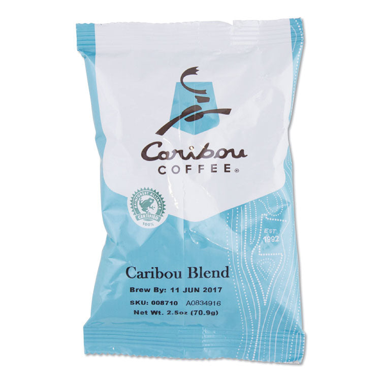 Caribou Blend Ground Coffee, 2.5 Oz, 18/carton 1