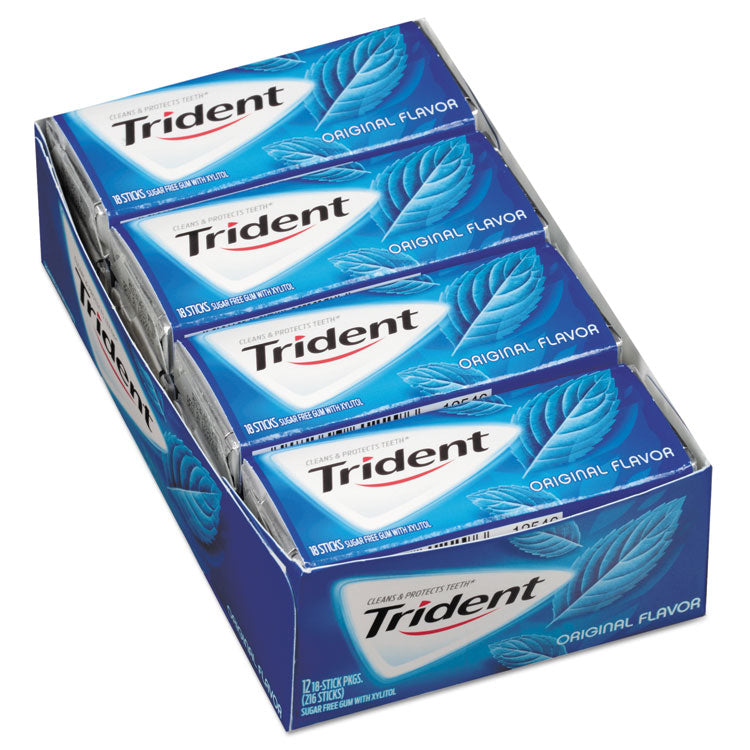 Sugar-Free Gum, Original Mint, 14 Sticks/pack, 12 Pack/box 1