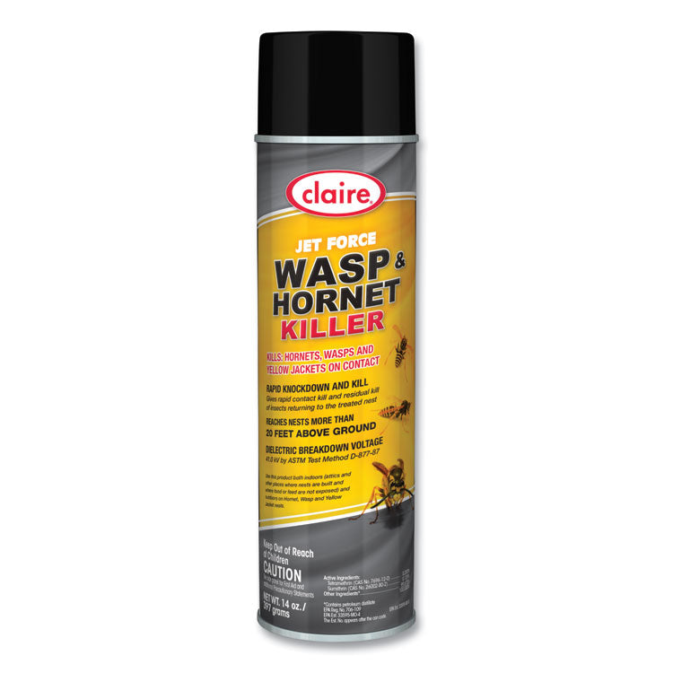 Jet Force Wasp & Hornet Killer, 14 oz Aerosol Spray, 12/Carton 4