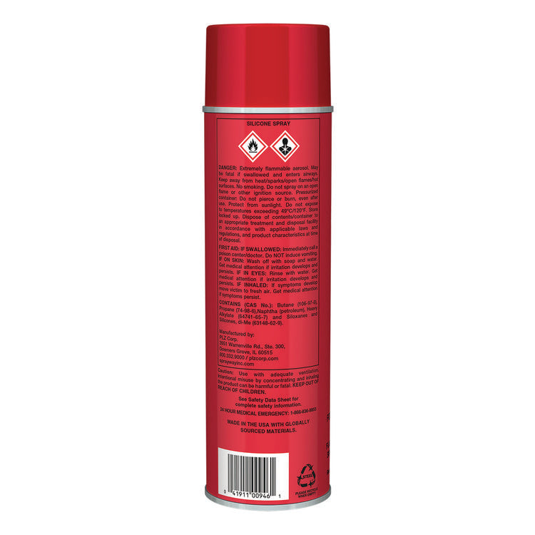 Silicone Spray, 11 oz Aerosol Spray, 12 Cans 2