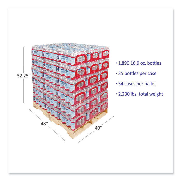 Alpine Spring Water, 16.9 oz Bottle, 35/Carton, 54 Cartons/Pallet 5