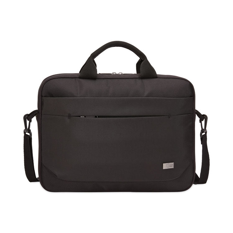 Advantage Laptop Attache, Fits Devices Up to 11.6", Polyester, 11.8 x 2.2 x 10.2, Black 1