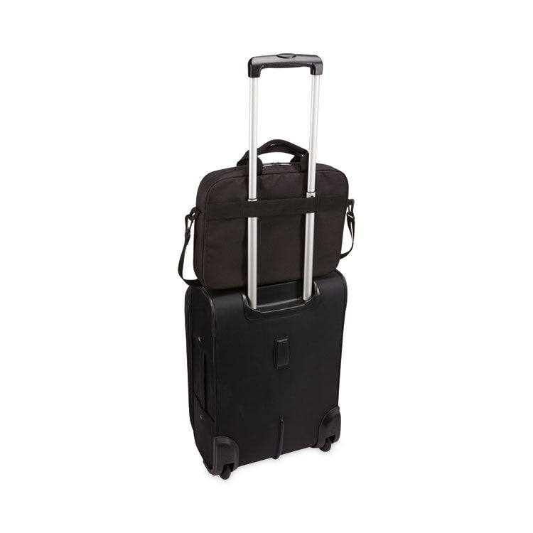 Advantage Laptop Attache, Fits Devices Up to 14", Polyester, 14.6 x 2.8 x 13, Black 6