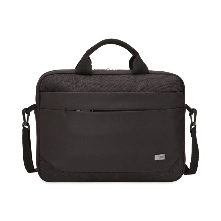 Advantage Laptop Attache, Fits Devices Up to 14", Polyester, 14.6 x 2.8 x 13, Black 1