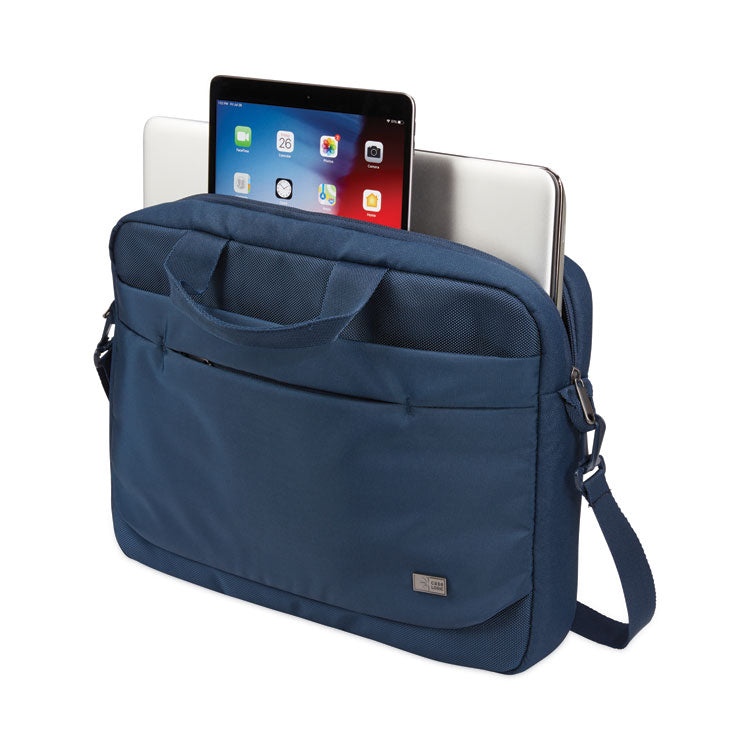 Advantage Laptop Attache, Fits Devices Up to 14", Polyester, 14.6 x 2.8 x 13, Dark Blue 6