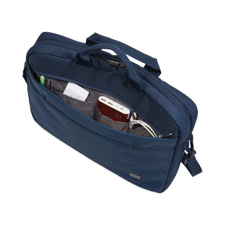 Advantage Laptop Attache, Fits Devices Up to 14", Polyester, 14.6 x 2.8 x 13, Dark Blue 3