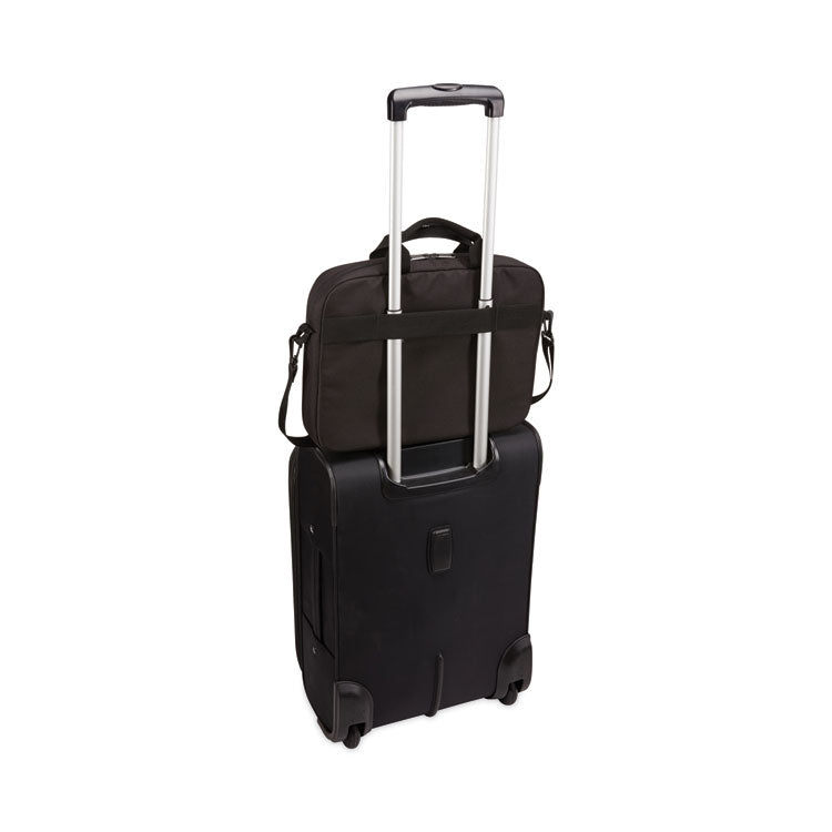 Advantage Laptop Attache, Fits Devices Up to 15.6", Polyester, 16.1 x 2.8 x 13.8, Black 6