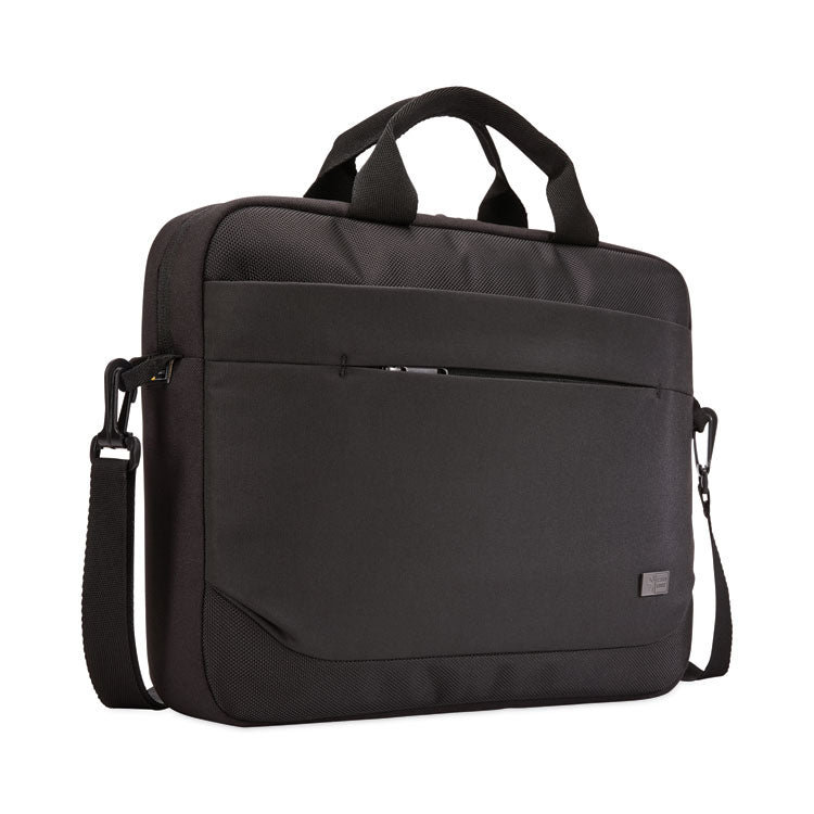 Advantage Laptop Attache, Fits Devices Up to 15.6", Polyester, 16.1 x 2.8 x 13.8, Black 2