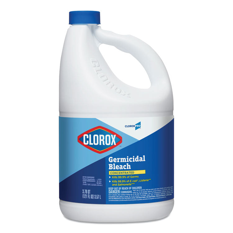 Concentrated Germicidal Bleach, Regular, 121 Oz Bottle, 3/carton 2