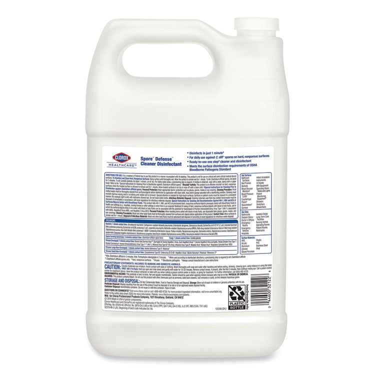 Spore Defense, Closed System, 1 gal Bottle, 4/Carton 2