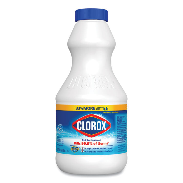 Regular Bleach With Cloromax Technology, 24 Oz Bottle, 12/carton 1