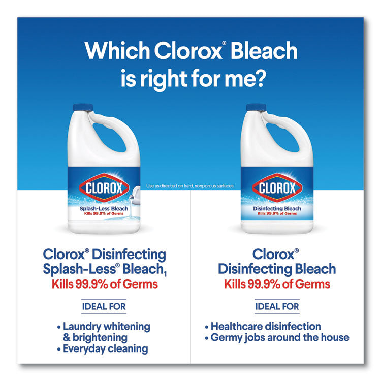 Regular Bleach With Cloromax Technology, 43 Oz Bottle, 6/carton 10