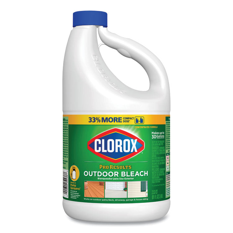 Outdoor Bleach, 81 Oz Bottle, 6/carton 1