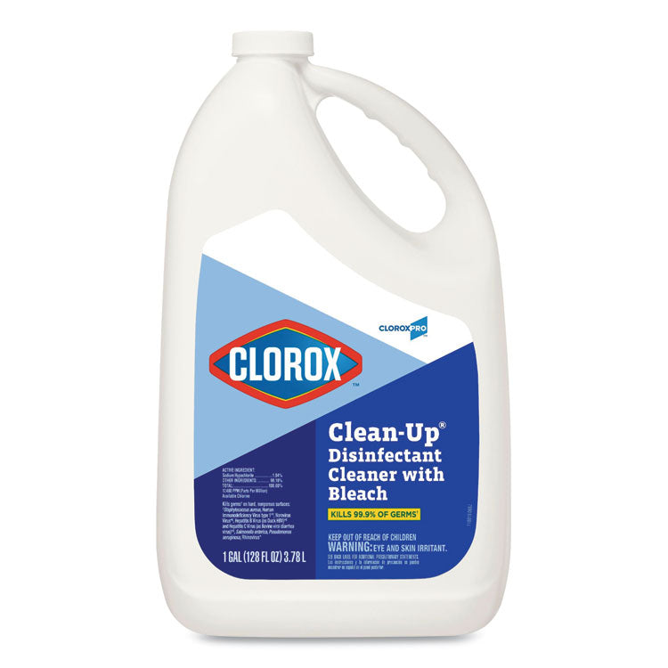 Clorox Pro Clorox Clean-up, Fresh Scent, 128 oz Refill Bottle, 4/Carton 2