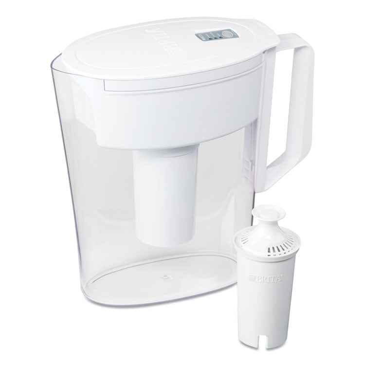 Classic Water Filter Pitcher, 40 oz, 5 Cups, Clear 1