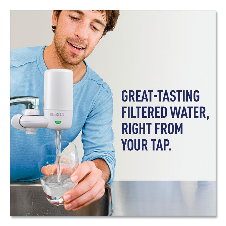 On Tap Faucet Water Filter System, White 2