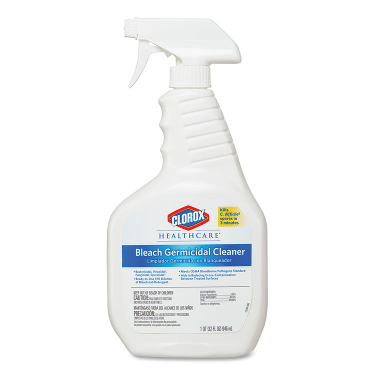 Bleach Germicidal Cleaner, 32 Oz Spray Bottle, 6/carton 2