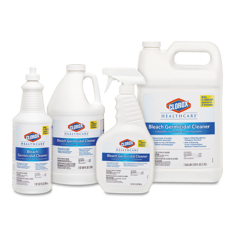 Bleach Germicidal Cleaner, 128 Oz Refill Bottle 10