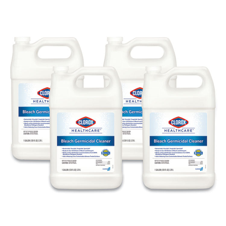 Bleach Germicidal Cleaner, 128 Oz Refill Bottle, 4/carton 1