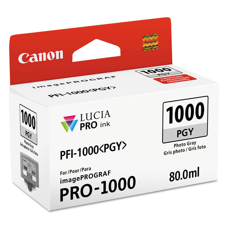 0553c002 (pfi-1000) Lucia Pro Ink, Photo Gray 1