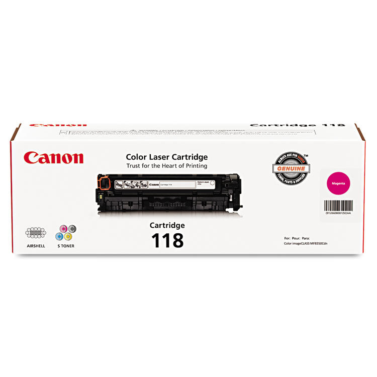 2660b001 (118) Toner, 2,900 Page-Yield, Magenta 1