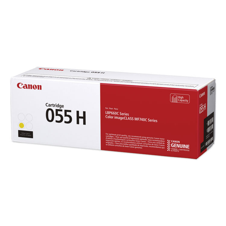 3017C001 (055H) High-Yield Toner, 5,900 Page-Yield, Yellow 1