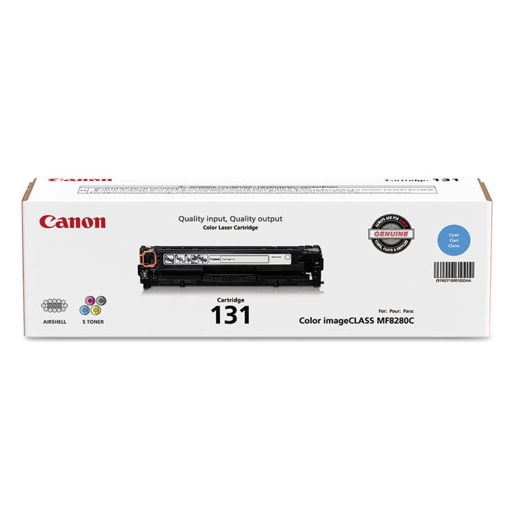 6271b001 (crg-131) Toner, 1,500 Page-Yield, Cyan 1