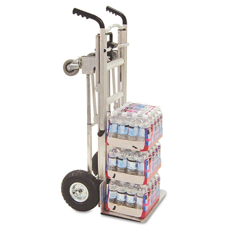 3-in-1 Convertible Hand Truck, 800 lb to 1,000 lb Capacity, 21.06 x 21.85 x 48.03, Aluminum 4