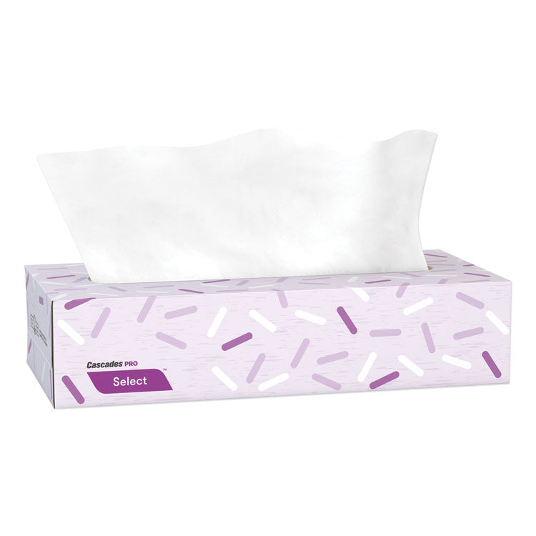 Select Flat Box Facial Tissue, 2-Ply, White, 100 Sheets/box, 30 Boxes/carton 1