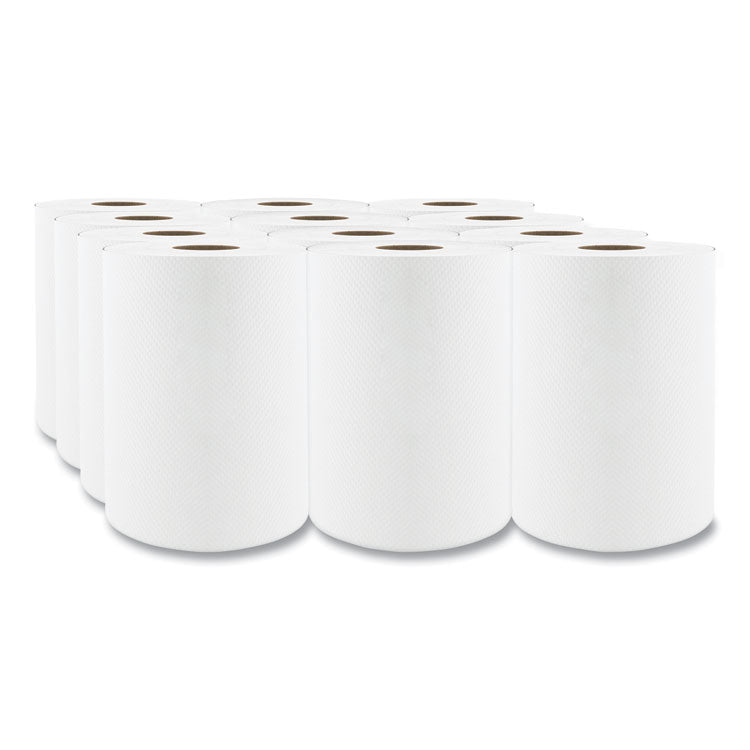 Select Roll Paper Towels, 1-Ply, 7.88" X 350 Ft, White, 12 Rolls/carton 2