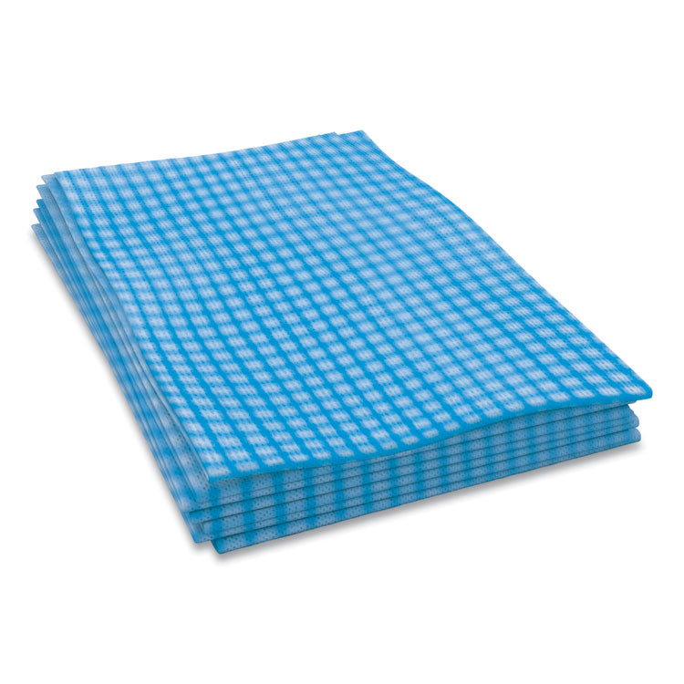 Tuff-Job Foodservice Towels, 12 x 24, Blue/White, 200/Carton 1