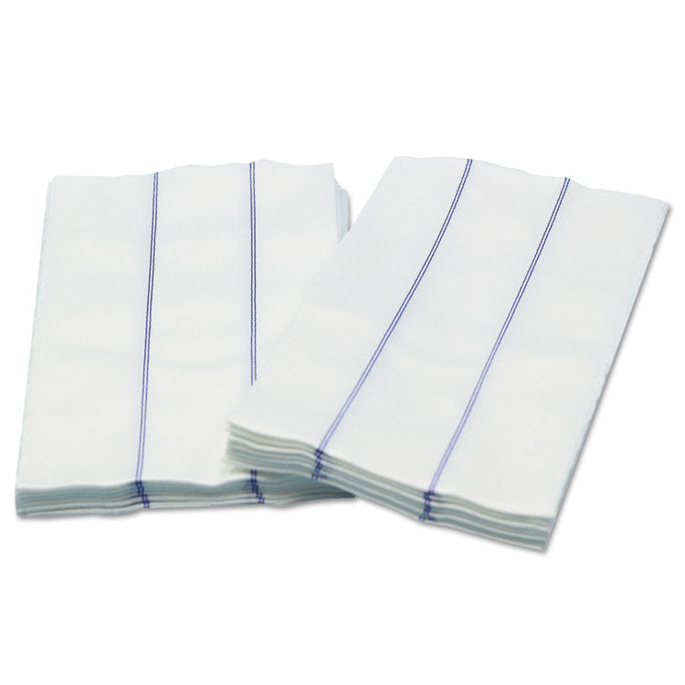 Tuff-Job Foodservice Towels, 1/4 Fold, 13 x 24, White/Blue, 72/Carton 1