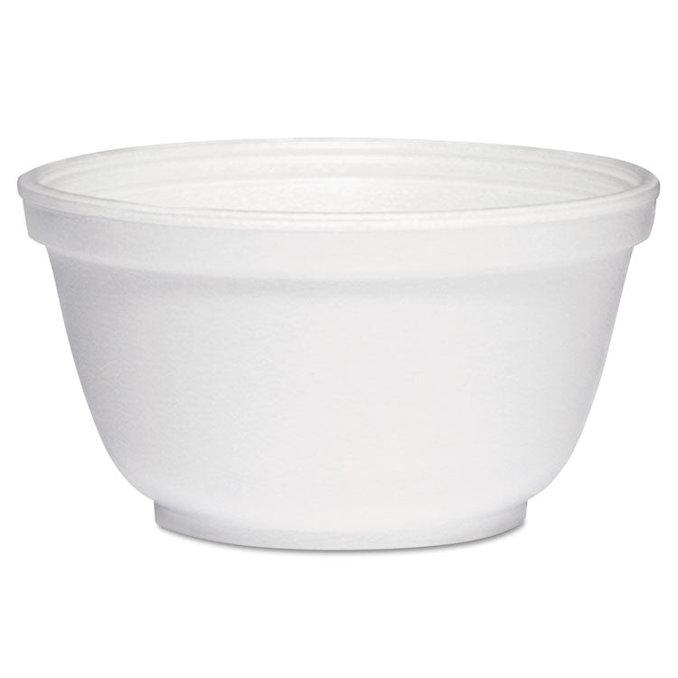 Foam Bowls, 10 Oz, White, 50/pack, 20 Packs/carton 1