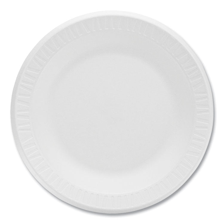 Concorde Foam Plate, 10.25" Dia, White, 125/pack, 4 Packs/carton 1