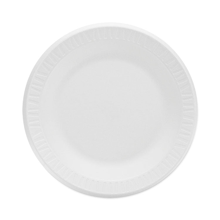 Concorde Non-Laminated Foam Plate, 10.25" dia., White, 125/Pack, 4 Packs/Carton 1