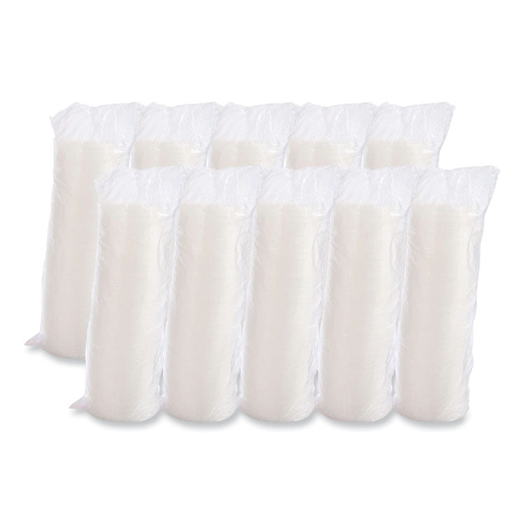 Cold Cup Lids, Fits 8 to 32 oz Cups/Containers, Translucent, 100/Sleeve, 10 Sleeves/Carton 3