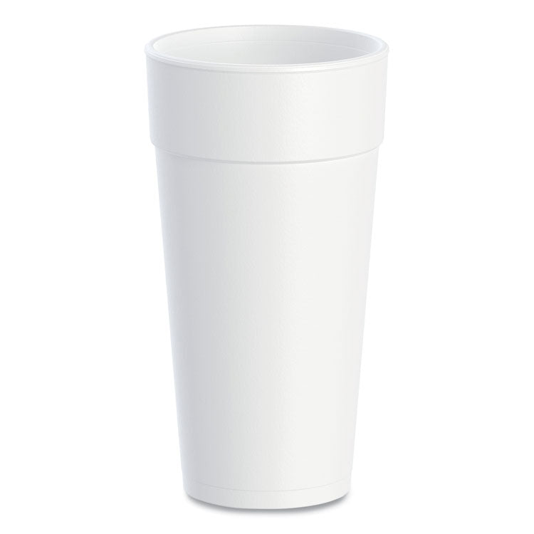 Foam Drink Cups, Hot/cold, 24 Oz, White, 25/bag, 20 Bags/carton 1