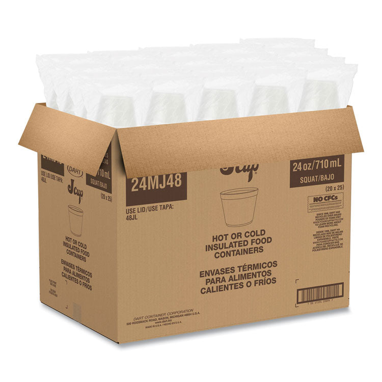 Foam Containers, 24 Oz, White, 25/bag, 20 Bags/carton 7