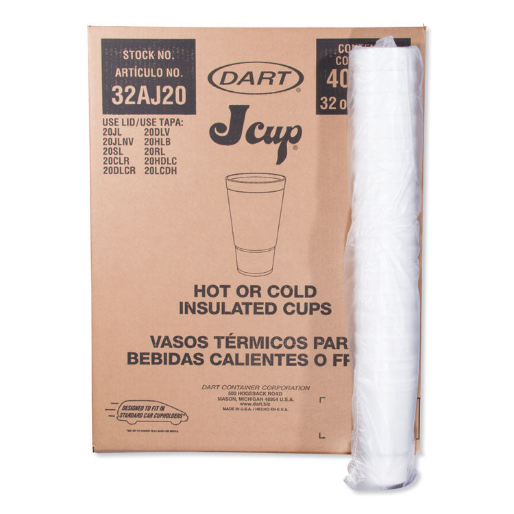 Foam Drink Cups, 32 Oz, White, 16/bag, 25 Bags/carton 2