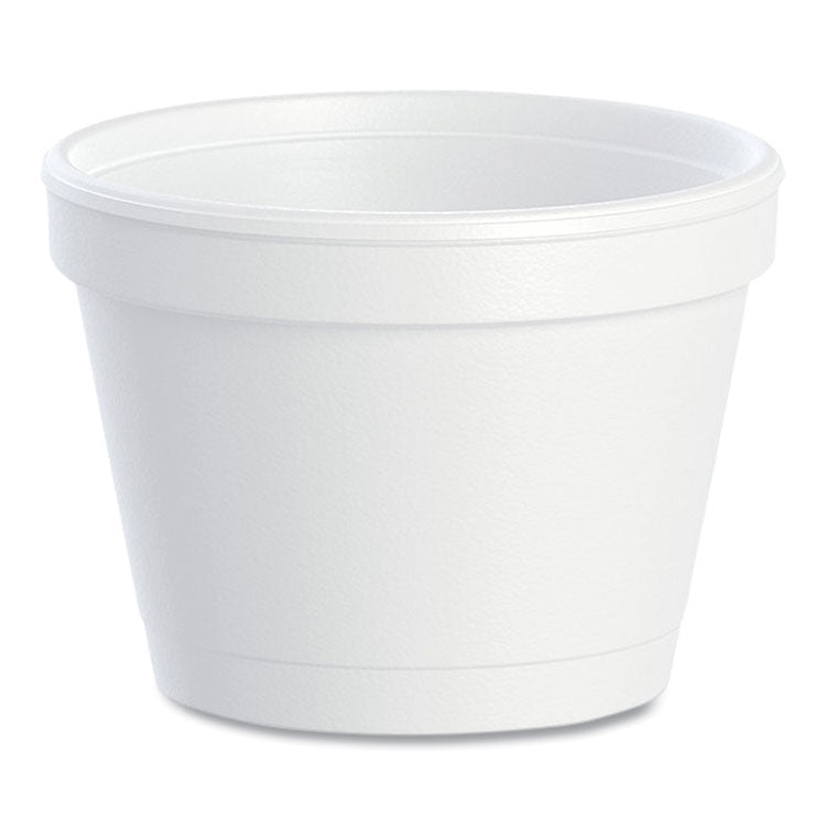 Bowl Containers, 4 oz, White, Foam, 1,000/Carton 1