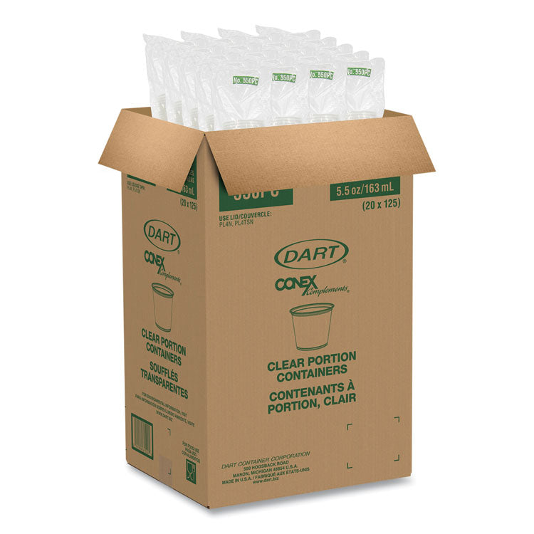 Conex Complements Portion/medicine Cups, 5.5 Oz, Translucent, 125/bag, 20 Bags/carton 6