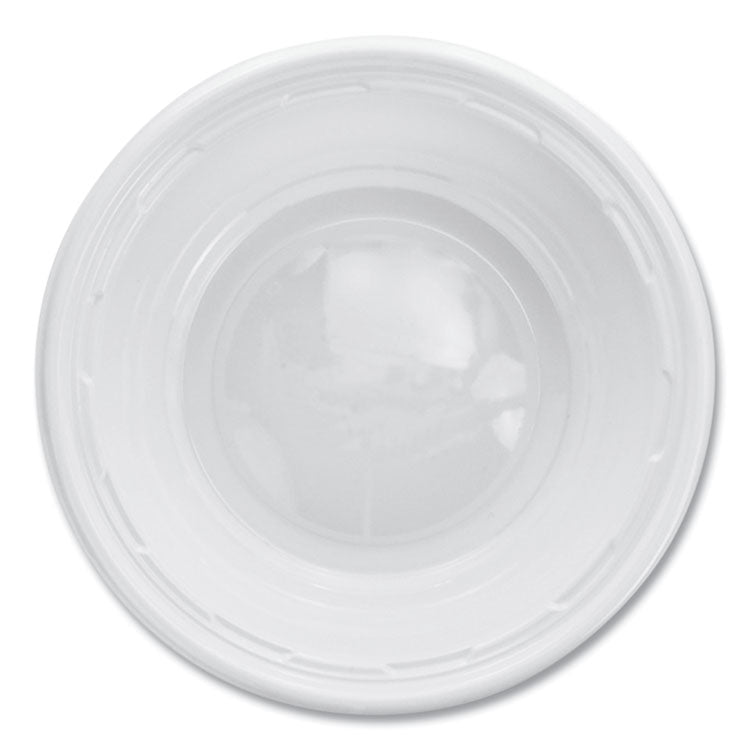 Plastic Bowls, 5 To 6 Oz, White, 125/pack, 8 Packs/carton 1