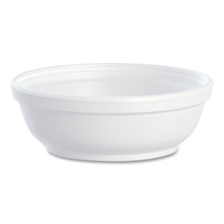 Insulated Foam Bowls, 6 Oz, White, 50/pack, 20 Packs/carton 1