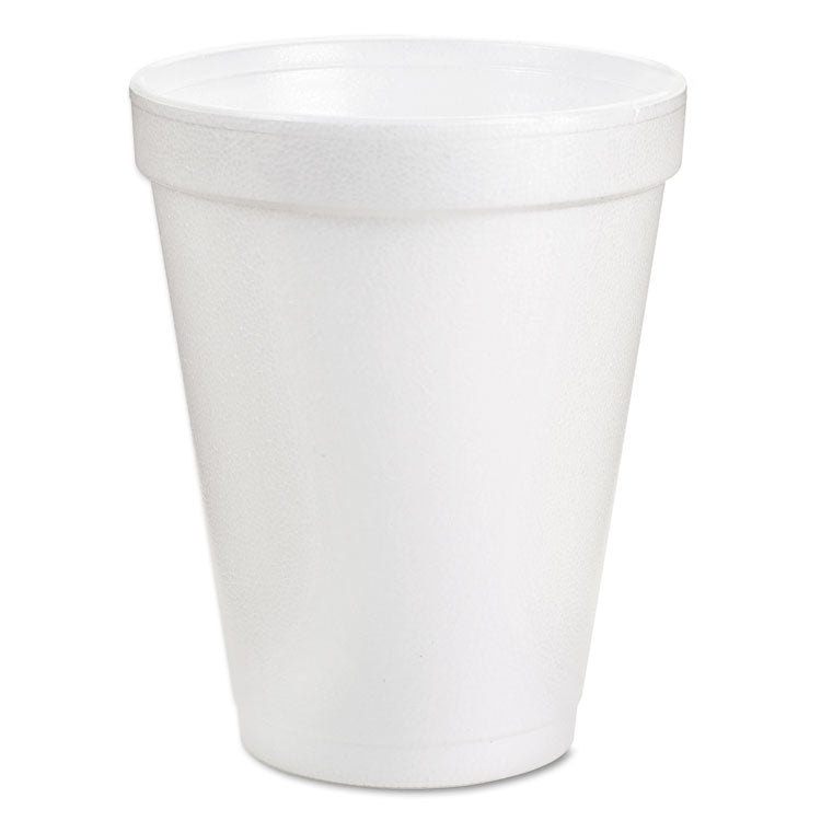 Foam Drink Cups, 6 Oz, White, 25/bag, 40 Bags/carton 1