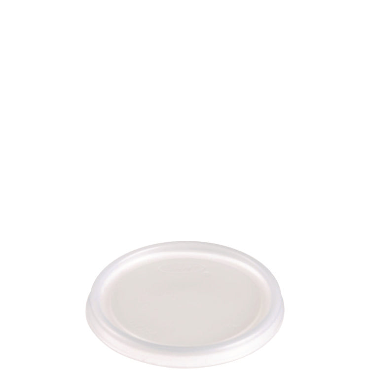 Non-Vented Cup Lids, Fits 6 Oz Cups, 2, 3.5, 4 Oz Food Containers, Translucent, 1,000/carton 1