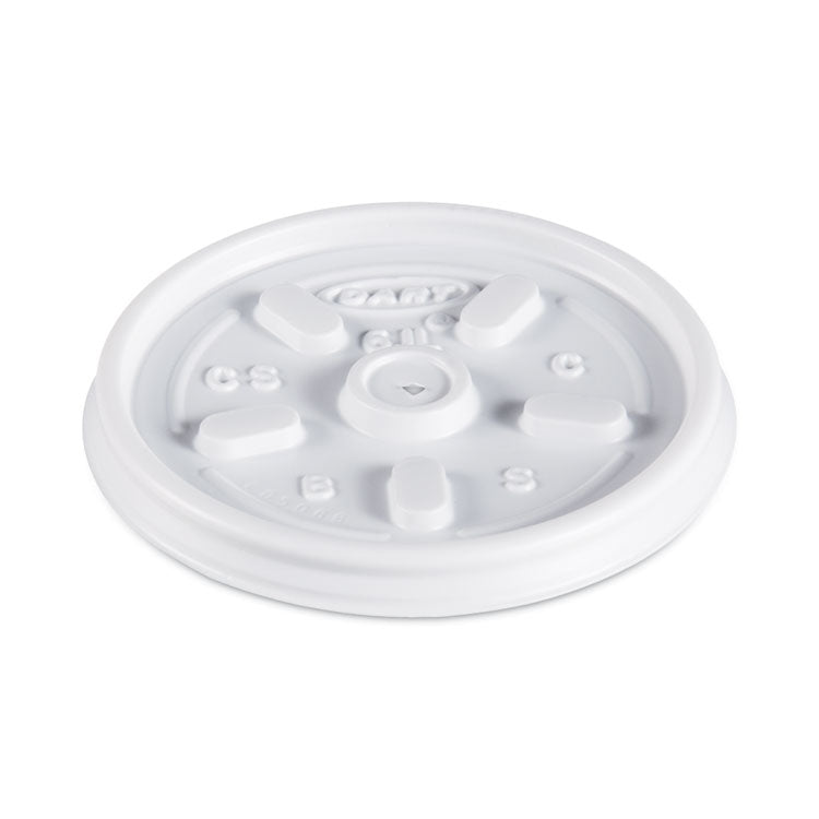 Plastic Lids for Foam Containers, Vented, Fits 3.5-6 oz, White, 100/Pack, 10 Packs/Carton 2