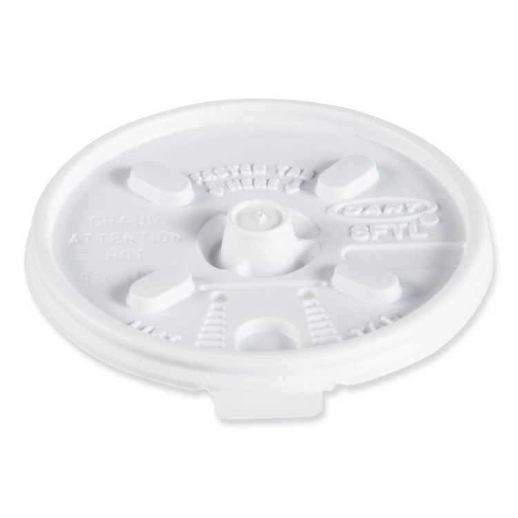 Lift n' Lock Plastic Hot Cup Lids, Fits 8 oz Cups, White, 1,000/Carton 1