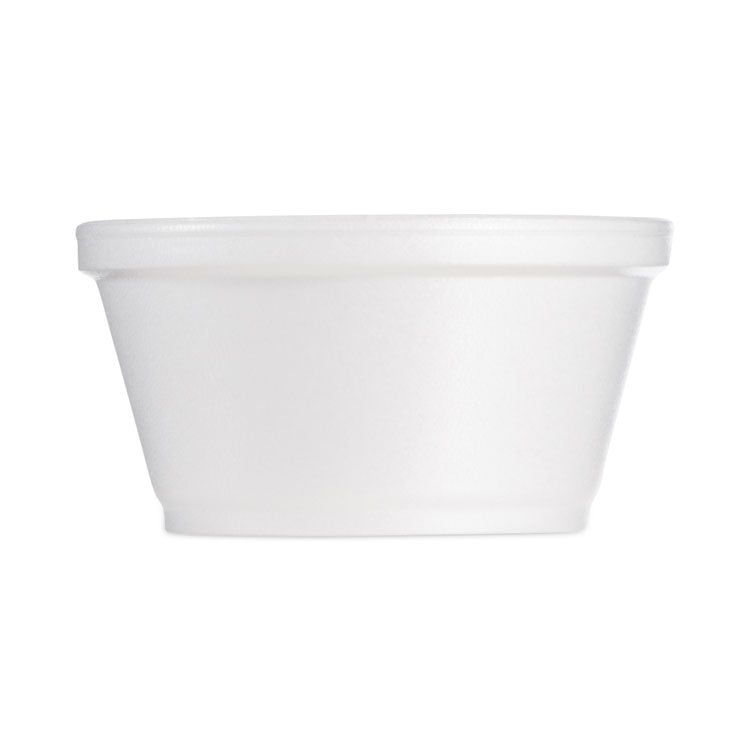 Foam Container, Extra Squat, 8 oz, White, 1,000/Carton 2